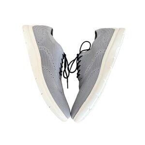 Coach Mens Grey Knit Wingtip Brogue Hybrid Sneakers FG3512 Grey White Sole 11D